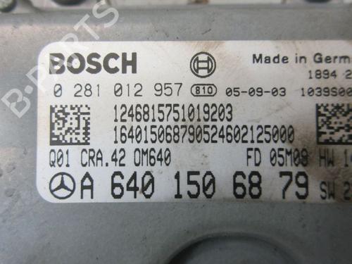 Engine control unit (ECU) MERCEDES-BENZ A-CLASS (W169) A 180 CDI (169.007, 169.307) | BP26873182M57 