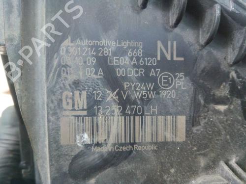 Left headlight OPEL ZAFIRA / ZAFIRA FAMILY B (A05) 1.9 CDTI (M75) | BP31703426C28 