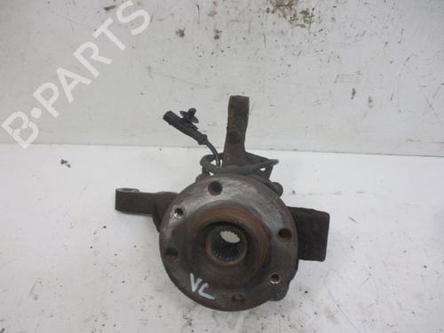 Used Left front steering knuckle RENAULT CLIO III (BR0/1, CR0/1) 1.2 16V (BR02, BR0J, BR11, CR02, CR0J, CR11) (75 hp) 18798922