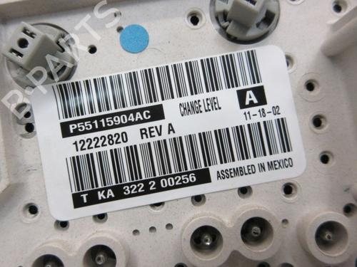 Climate control JEEP GRAND CHEROKEE II (WJ, WG) 4.0 4x4 | BP29099526I5 