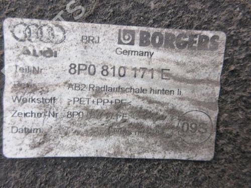 Wheel arch AUDI A3 (8P1) 3.2 V6 quattro | BP29088198C56 