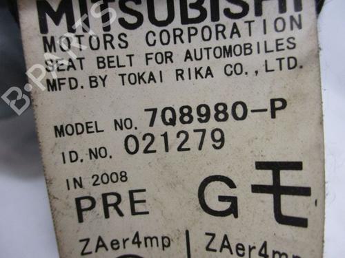 Front left seatbelt MITSUBISHI LANCER VIII Sportback (CX_A) 2.0 DI-D (CX8A) | BP37112665I26 - Image 5