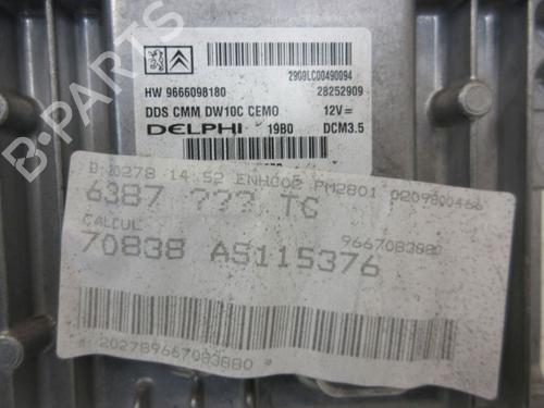 Engine control unit (ECU) PEUGEOT 5008 (0U_, 0E_) 2.0 HDi 136 / BlueHDi 136 | BP29098757M57 