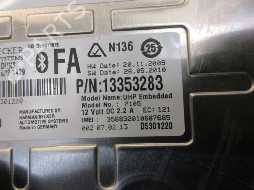 Control unit OPEL ASTRA J (P10) 2.0 CDTI (68) | BP30668810M11 - Image 7