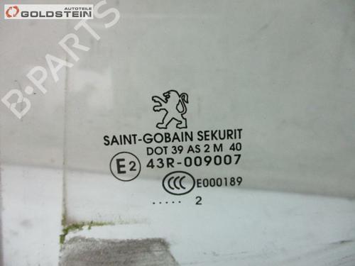 Rear left door window PEUGEOT 3008 I MPV (0U_) 1.6 HDi | BP18753172C20 