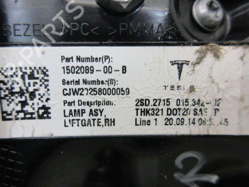Right tailgate light TESLA MODEL Y (5YJY) EV Performance All-wheel Drive | BP38506250C80 - Image 6