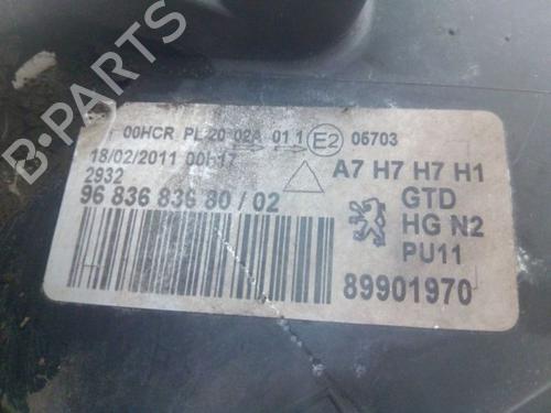 Left headlight PEUGEOT 207 CC (WD_) 1.6 16V | BP32343929C28 