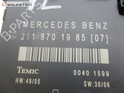 Control unit MERCEDES-BENZ E-CLASS T-Model (S211) E 320 T CDI (211.222) | BP18750567M11 
