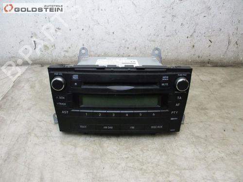 Used Radio TOYOTA AVENSIS Estate (_T27_) 2.0 D-4D (ADT270_, ADT270R) (126 hp) 25223962