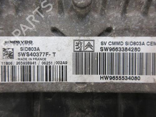 Engine control unit (ECU) PEUGEOT 807 (EB_) 2.0 HDi | BP37121371M57 - Image 4