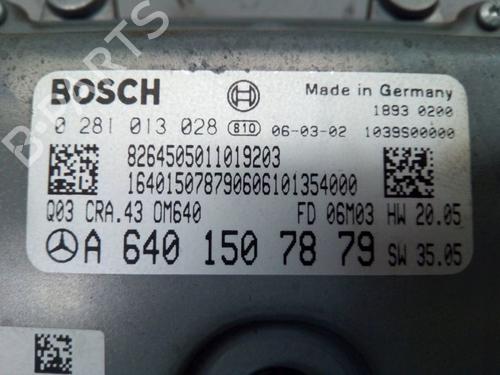 Engine control unit (ECU) MERCEDES-BENZ B-CLASS Sports Tourer (W245) B 200 CDI (245.208) | BP29103778M57 