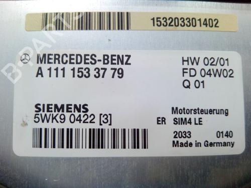 Engine control unit (ECU) MERCEDES-BENZ SLK (R170) 200 Kompressor (170.444) | BP29523814M57 