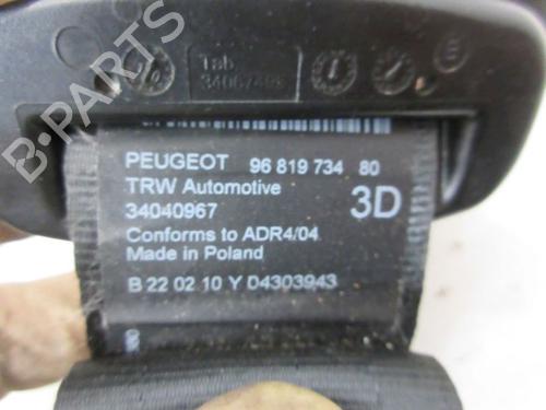 Rear right seatbelt PEUGEOT 5008 (0U_, 0E_) 2.0 HDi | BP29094585I28 