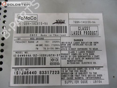 Radio JAGUAR XF I (X250) 2.7 D | BP18760565E6 