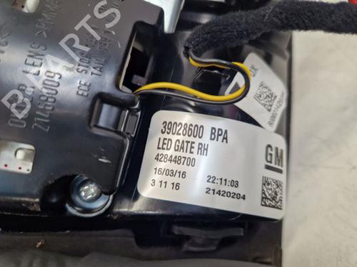 Right tailgate light OPEL ZAFIRA TOURER C (P12) 2.0 CDTi (75) | BP32343712C80 