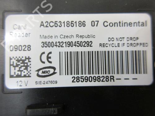 Ignition barrel RENAULT GRAND SCÉNIC III (JZ0/1_) 1.4 16V (JZ0F) | BP29094673M48 