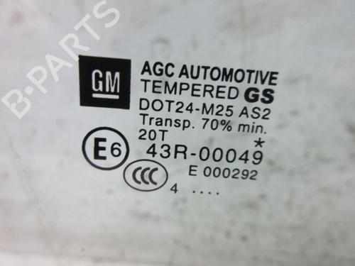 Front right quarter glass OPEL ZAFIRA TOURER C (P12) 1.4 (75) | BP29093960C112 