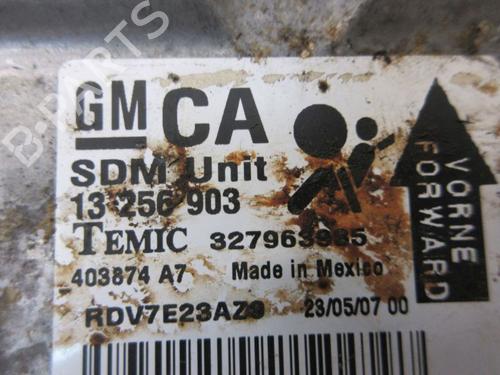 ECU airbags OPEL CORSA D (S07) 1.2 (L08, L68) | BP19291932M53 