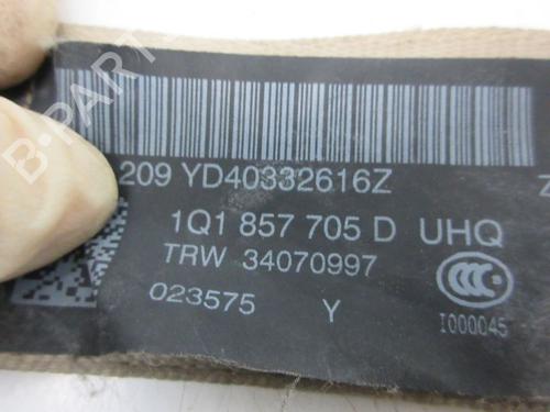 Front left seatbelt VW EOS (1F7, 1F8) 2.0 FSI | BP29092565I26