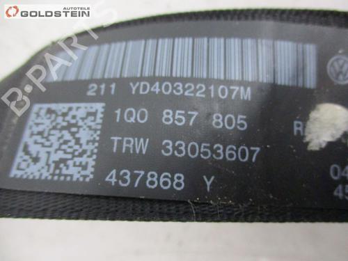 Rear left seatbelt VW EOS (1F7, 1F8) 2.0 TFSI | BP37100590I29 - Image 7
