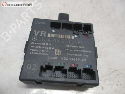 Used Control unit MERCEDES-BENZ C-CLASS (W204) C 180 CGI (204.031) (156 hp) 28370871