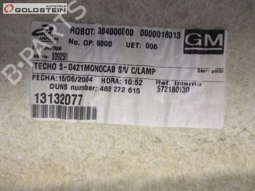Interiør tag OPEL MERIVA A MPV (X03) 1.7 CDTI (E75) | BP18758944I12 