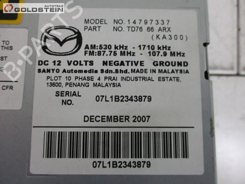 Radio MAZDA CX-9 (TB) 3.7 AWD (TB10A) | BP38504157E6 - Image 5
