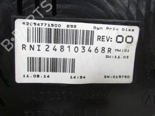 Display monitor RENAULT MEGANE III Hatchback (BZ0/1_, B3_) 1.5 dCi (BZ09, BZ0D, BZ1W, BZ29, BZ14) | BP18796166C48 