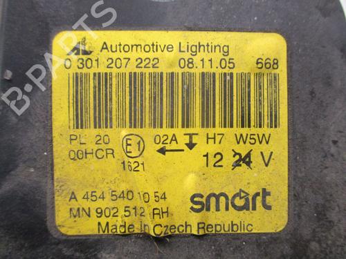 Venstre forlygte SMART FORFOUR (454) 1.3 (454.031) | BP37125667C28 - Image 9