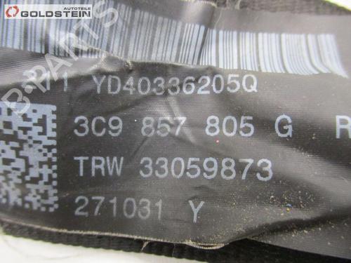 Rear left seatbelt VW PASSAT B6 Variant (3C5) 1.9 TDI | BP13762729I29 