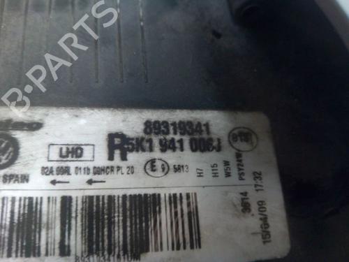 Right headlight VW GOLF VI (5K1) 2.0 GTi | BP29109543C29 