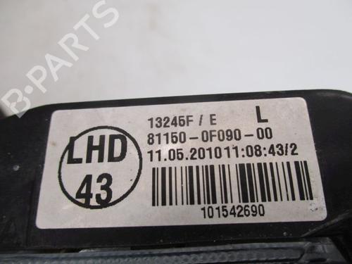 Left headlight TOYOTA VERSO (_R2_) 1.8 (ZGR21_, ZGR21R) | BP37123208C28 - Image 9