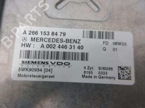 Engine control unit (ECU) MERCEDES-BENZ A-CLASS (W169) A 150 (169.031, 169.331) | BP21137372M57 