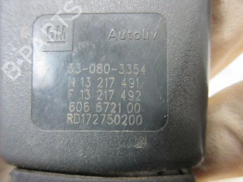 Seat buckle OPEL ZAFIRA / ZAFIRA FAMILY B (A05) 1.9 CDTI (M75) | BP19290200I32 