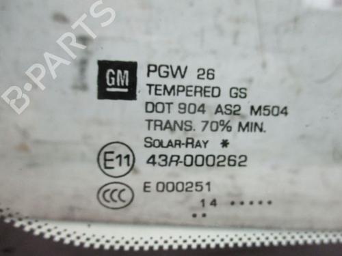 Front right quarter glass OPEL ZAFIRA TOURER C (P12) 1.4 (75) | BP29094142C112 
