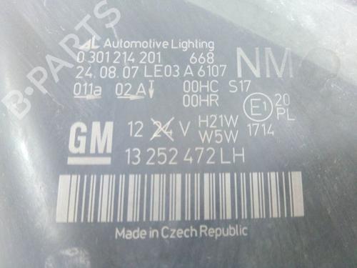 Left headlight OPEL ZAFIRA / ZAFIRA FAMILY B (A05) 1.8 (M75) | BP29106560C28 