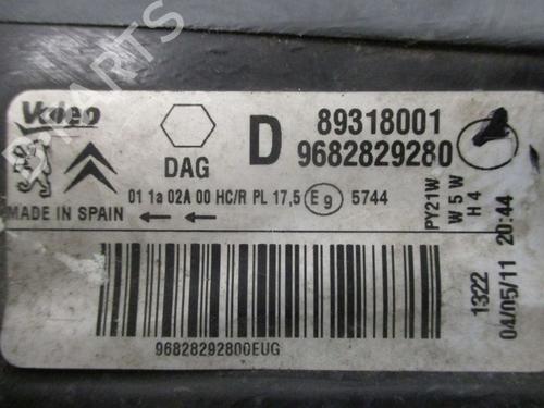 Right headlight PEUGEOT PARTNER Tepee 1.6 VTi | BP29092923C29 
