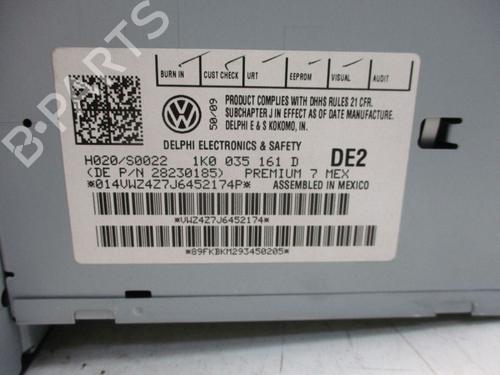 Radio VW GOLF IV Cabriolet (1E7) 2.0 | BP29091475E6 