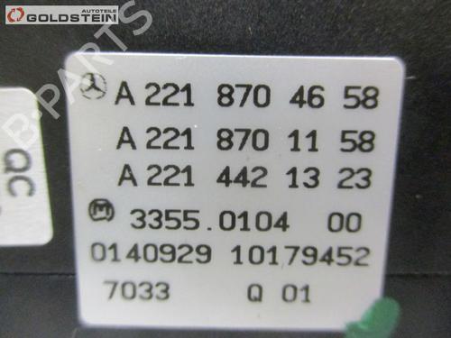 Climate control MERCEDES-BENZ S-CLASS Coupe (C216) CL 500 (216.371) | BP37106088I5 - Image 5