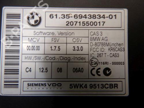 Comfort control module BMW 3 Convertible (E93) 325 i | BP37130722M56 - Image 6