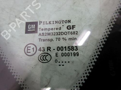 Rear right door window OPEL ASTRA J (P10) 1.4 (68) | BP29095925C21 