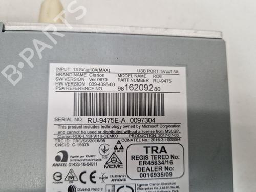 Radio CITROËN C3 III (SX) 1.2 VTi 68 | BP38029811E6 - Image 8