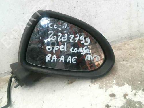 Used Right mirror OPEL CORSA E (X15) 1.2 (08, 68) (69 hp) 25762345