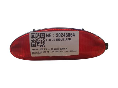 Used Rear fog light PEUGEOT 206 Hatchback (2A/C) 1.1 i (60 hp) 28593557