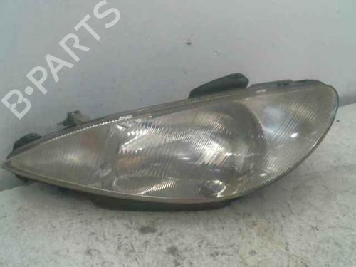 Used Left headlight PEUGEOT 206 Hatchback (2A/C) 1.4 i (75 hp) 24900798