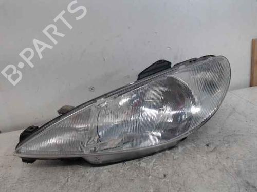 Used Left headlight PEUGEOT 206 Hatchback (2A/C) 1.9 D (69 hp) 24900910