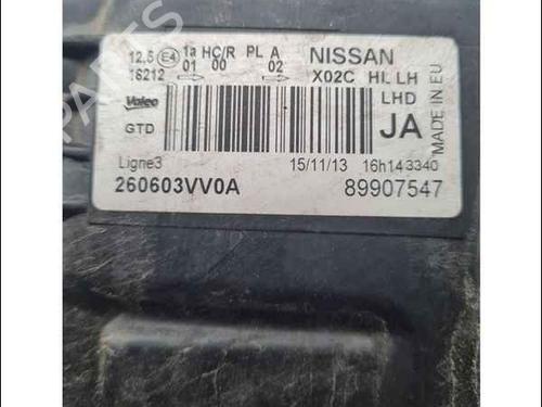 Left headlight NISSAN NOTE (E11, NE11)  | BP24901224C28 