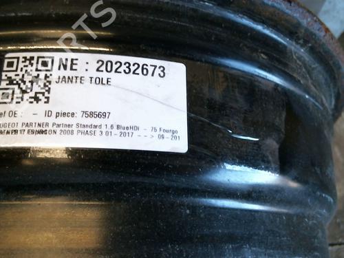 Felg PEUGEOT PARTNER Tepee 1.6 HDi / BlueHDi 75 | BP25224660C45 - Image 2