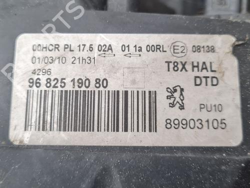 Right headlight PEUGEOT 3008 I MPV (0U_) 1.6 THP | BP24965416C29 