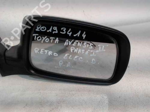 Right mirror TOYOTA AVENSIS (_T25_) 2.0 D-4D (CDT250_, CDT250R) | BP25761965C27
